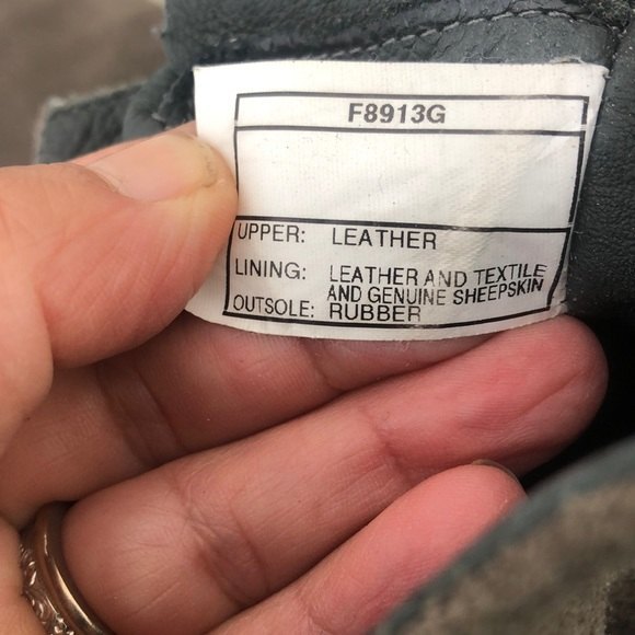 Ugg Deanna distressed suede charcoal grey brown - Picture 7 of 9